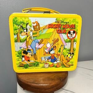 Vintage Mickey Mouse Club Metal Lunchbox – Aladdin Industries (1950s)